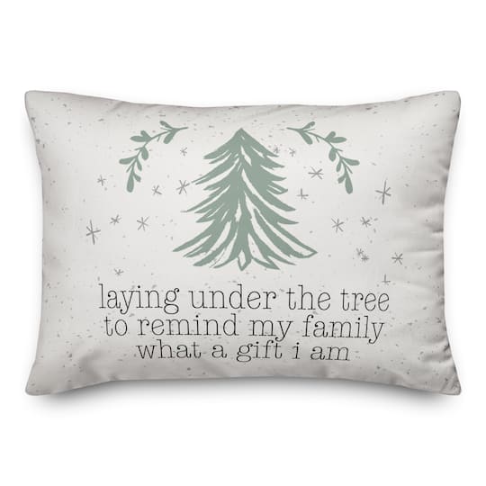 What a Gift I Am Throw Pillow